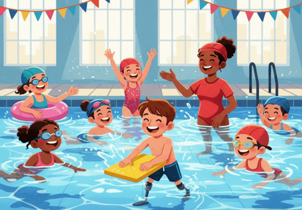 Nadando con inclusión en Waterproof​