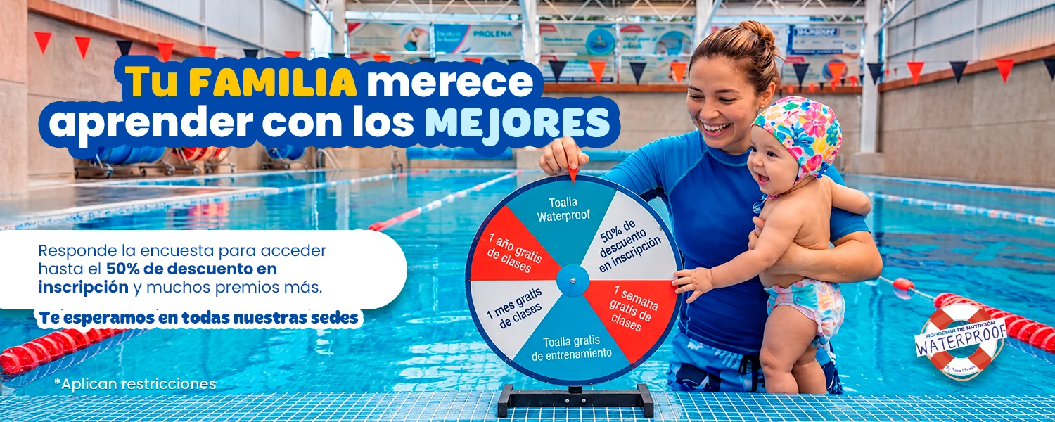 Tu familia merece aprender con los mejores. Responde la encuesta para acceder hasta el 50% de descuento en inscripción y muchos premios más.
